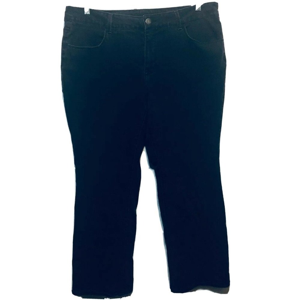 Faded Glory Womens Jeans Size 22W Black P82